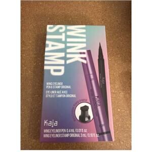 Kaja Wink Stamp Waterproof Wing Eyeliner Stamp & Pen Ink Black NEW!